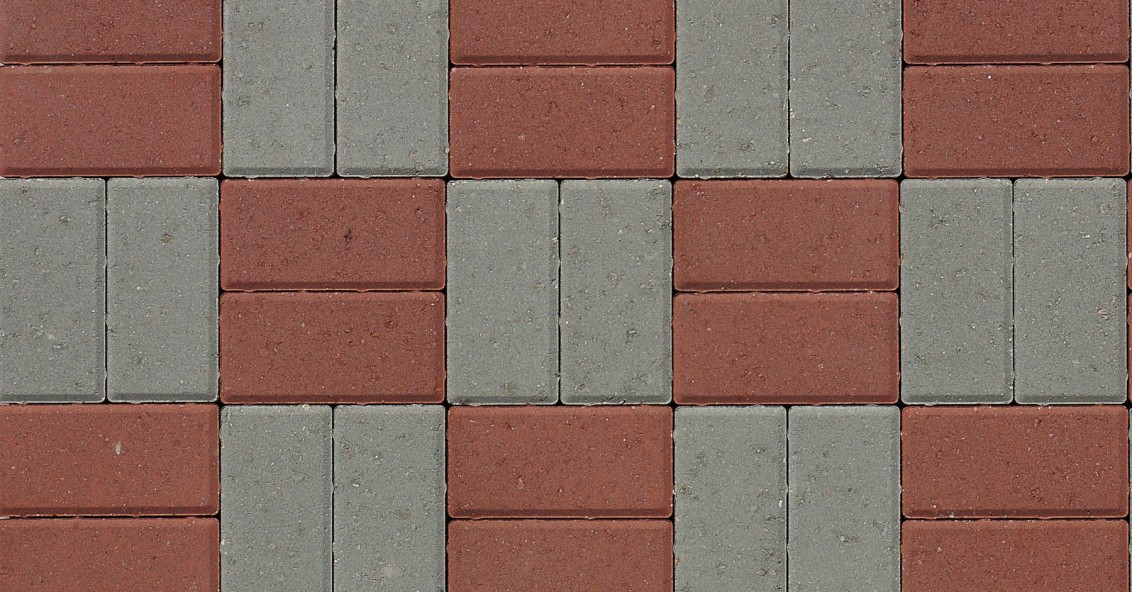Тротуарная плитка Прямоугольник Б.2.П.6 (200х100х60)  - КРАСНЫЙ - Гладкий 60 мм