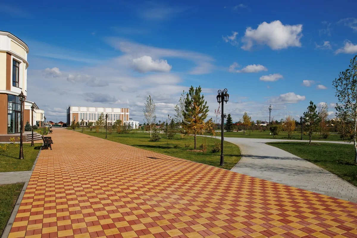 Тротуарная плитка Прямоугольник Б.2.П.6 (200х100х60)  - КРАСНЫЙ - Гладкий 60 мм
